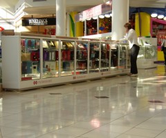 Glass Shop Counter Display Cabinets by Showfront - Perfume