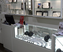 Shop Counter Display Cabinets by Showfront - Custom Glass