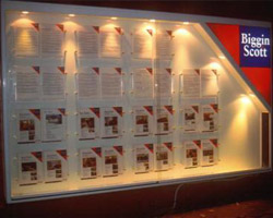 Wall-Mounted Display Cabinets by Showfront - Biggin Scott