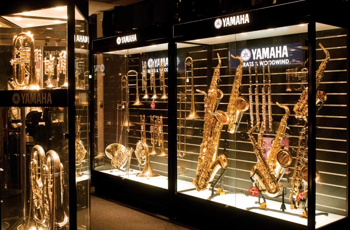Custom-built Upright Glass Display Cabinets