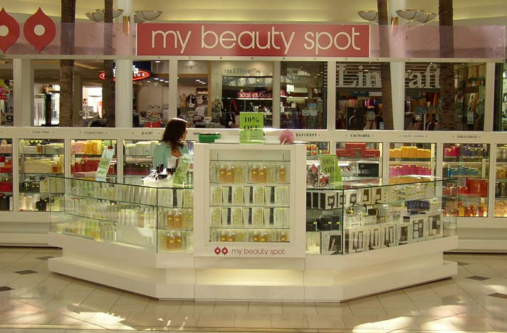 Retail Kiosks Custom-built by Showfront - My Beauty Spot