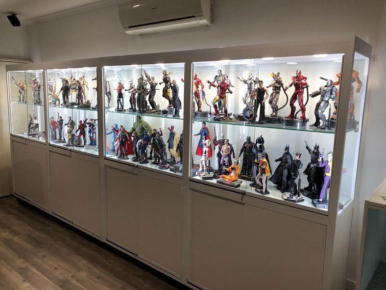 Customise your own Batman memorabilia display case to suit your specifications with Showfront