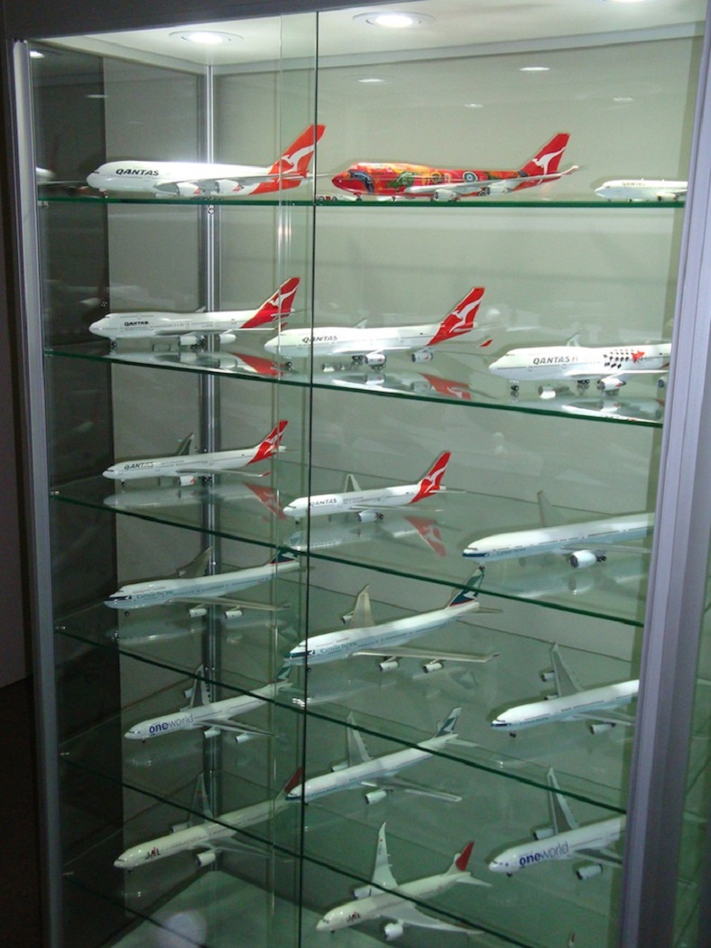 Choose from a range of ready to install upright display cases for model aircraft from Showfront!