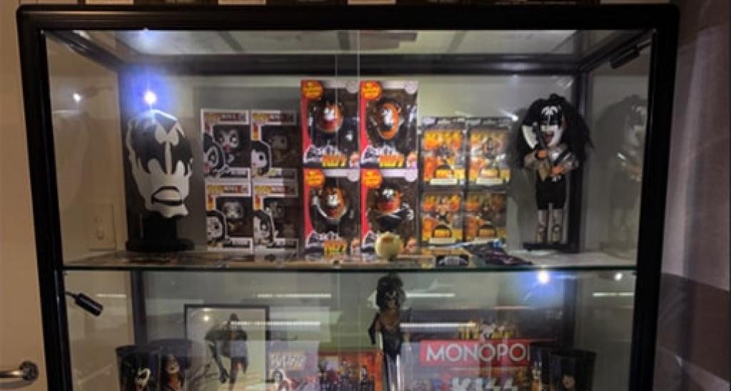 KISS Memorabilia Display Case