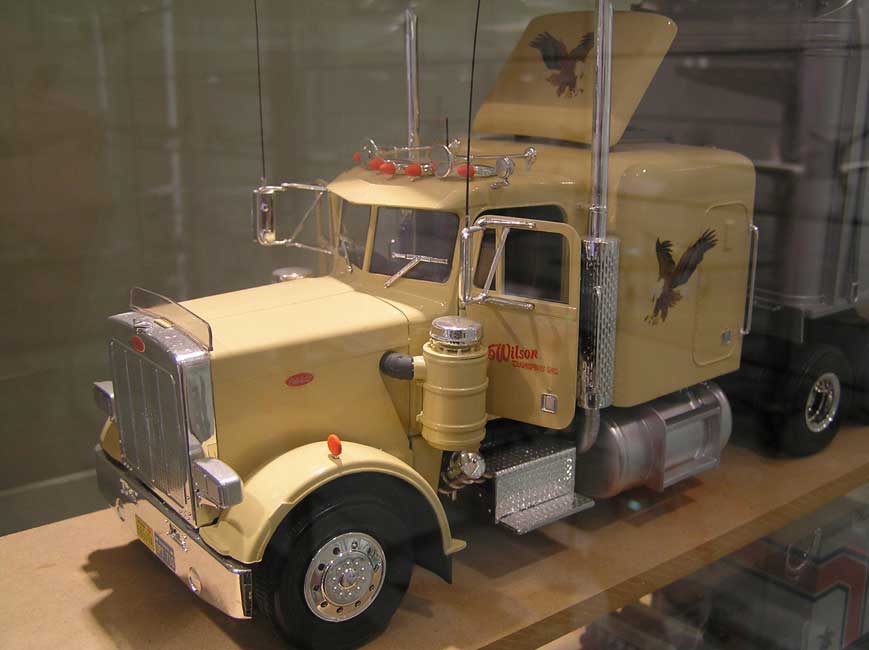 Model truck display cabinets