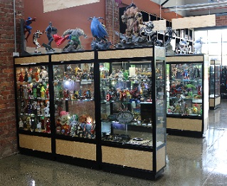 Toy Collection Pop Culture Upright Display Cabinets by Showfront