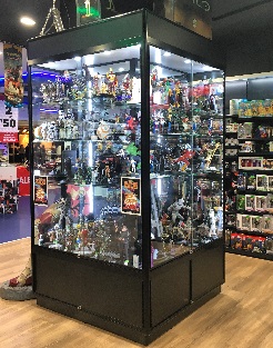 Zing Pop CulturePitt St, Sydney Custom Display Cabinet by Showfront