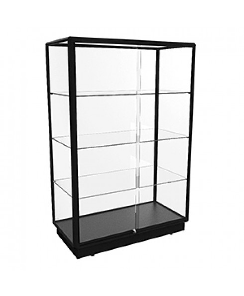 TGL 1200 Black Glass Display Cabinet by Showfront