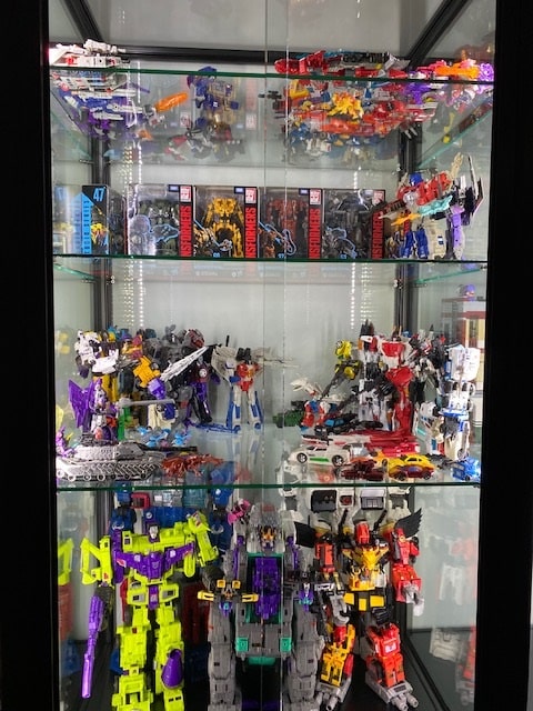 Display your Transformers figurines in the TGL 2000 display case