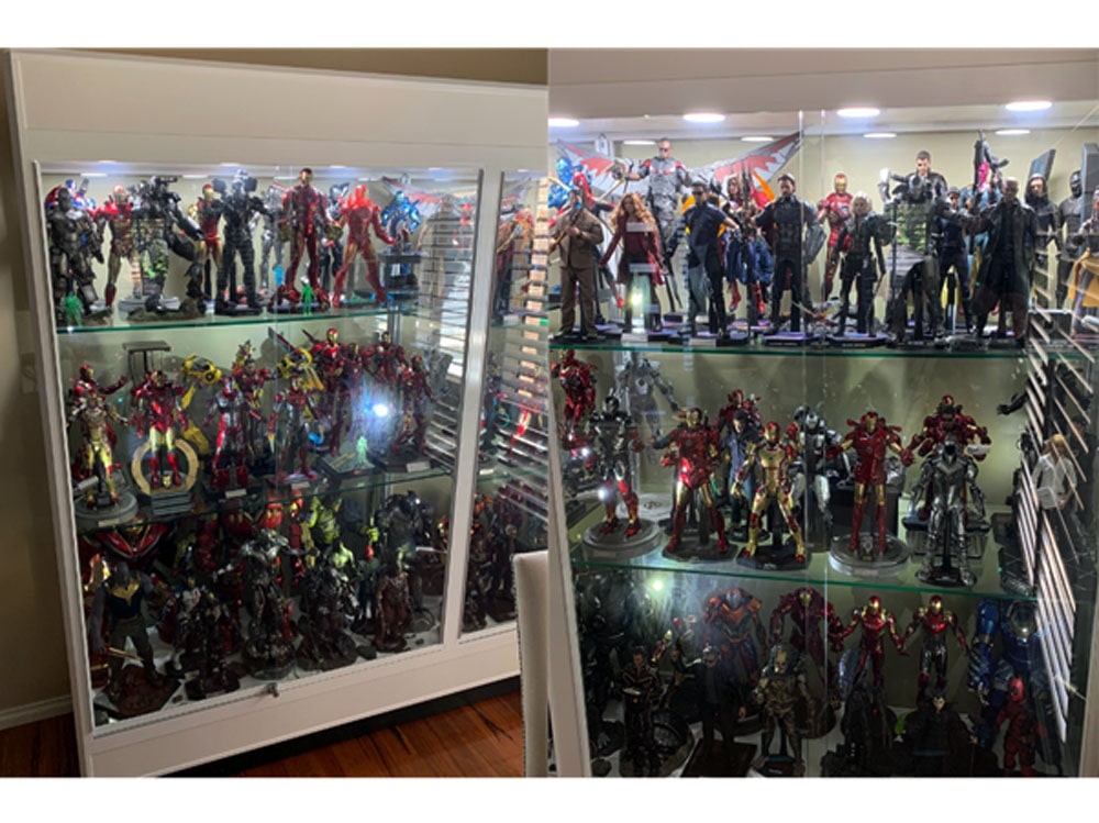Did you know you customise a Marvel Collection Display Case with Showfront?