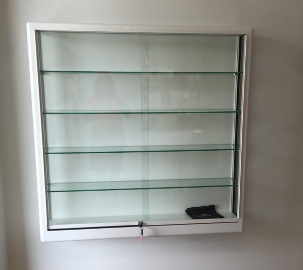 WMC 1200 wall display cabinet designed by Showfront. 