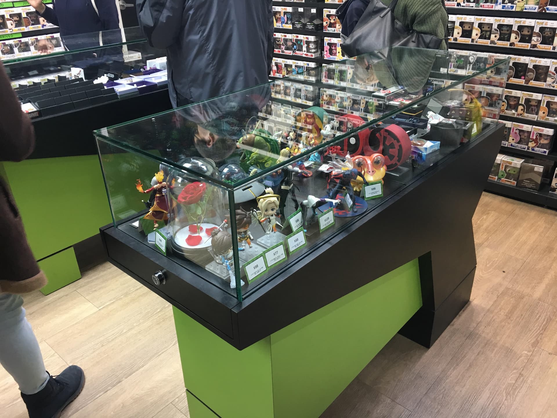 Showfront’s high-performance pop culture retail display cabinets and shelving.