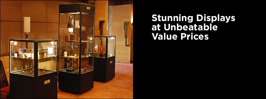 Hire Pedestal Cube Display Cabinets