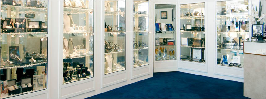 Jewellery Display Cabinets & Counters