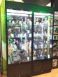 Super hero figurine display case for collectibles