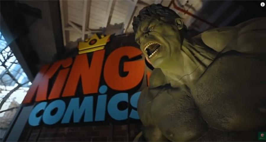 Collectible Display Cabinets - Kings Comics Fit-out Sydney 