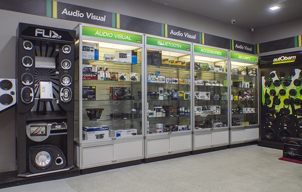 Showfront Display Cabinets at Autobarn