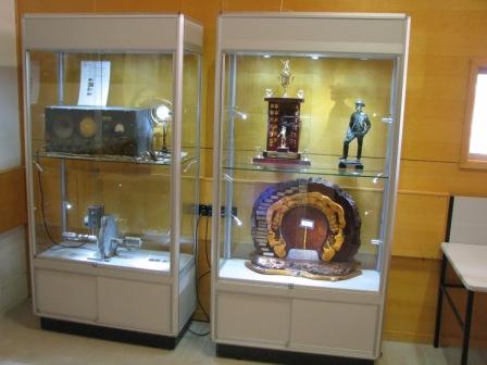 Upright Glass Display Cabinets by Showfront at the Birdsville Visitor Centre