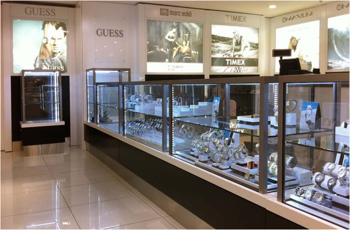 Watch Kiosk by Showfront at Myer Sydney