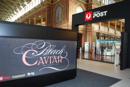 Australia's Black Caviar Exhibition Stand at World Stamp Expo 2013