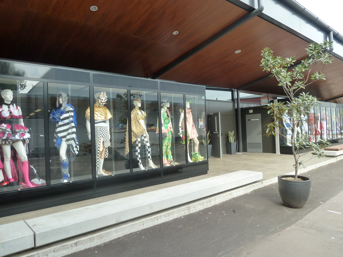 Mannequin Display Cabinets by students at Sydney TAFE