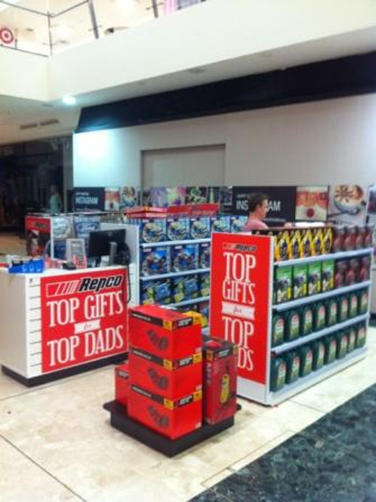 Repco pop-up shop by Showfront at Westfield SC, Melbourne