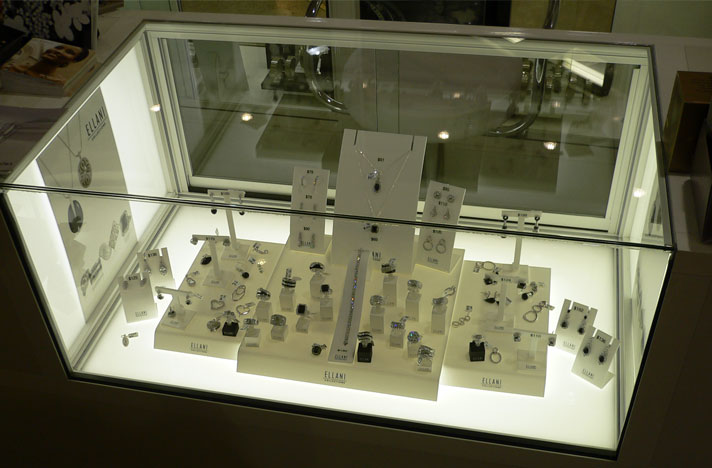 Custom Glass Jewellery Counter
