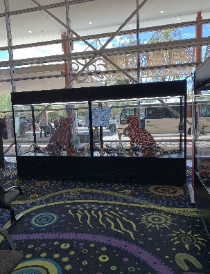 Custom display cabinets at Alice Springs Airport by Showfront 1