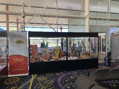 Custom display cabinets at Alice Springs Airport by Showfront 3
