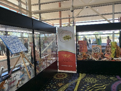 Custom display cabinets at Alice Springs Airport by Showfront 2