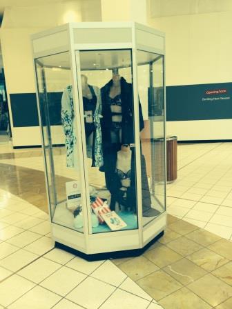 Custom Mannequin Display Case at Epping Plaza Melb by Showfront