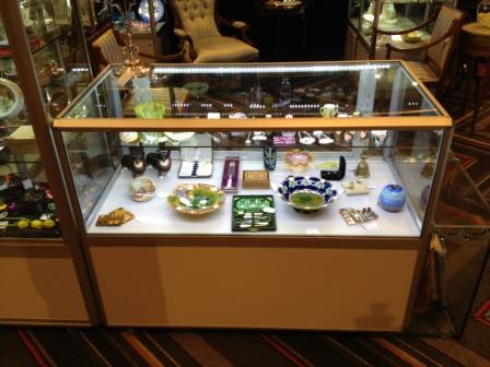 Display Counter by Showfront at Antique Jewelry Expo
