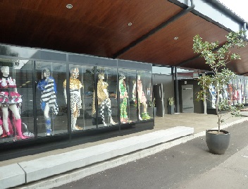 Mannequin Display Cabinets by students at Sydney TAFE