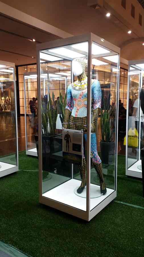 Mannequin Display Cabinets by Showfront at High Point SC featuring Cirque Du Soleil Costumes 6