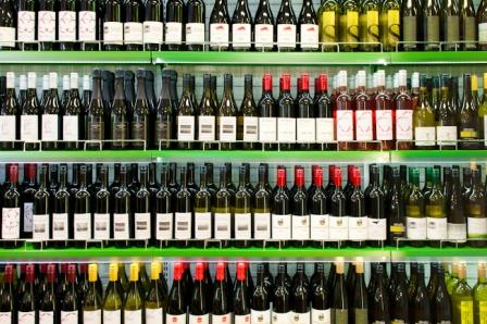 Retail Shelving for Wine Bottles
