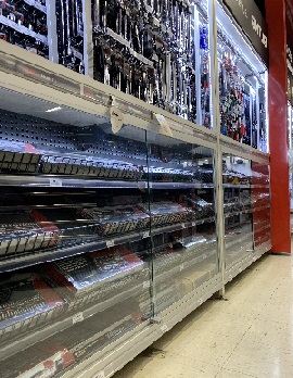 Store Display cabinets at Repco Bayswater Nunawading 2019 by Showfront 4