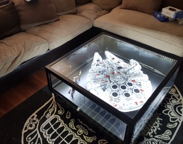 glass coffee millennium falcon