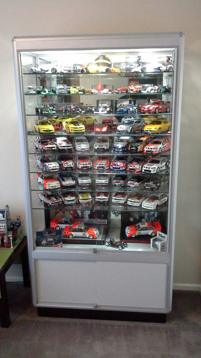The Showfront TSF 900 model car display cabinet was the perfect choice for Robert's curated collection