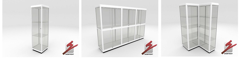 AutoCAD custom display case design by Showfront 