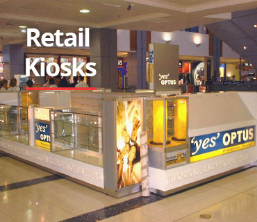 Quality retail kiosks for retailers by Showfront Australia 