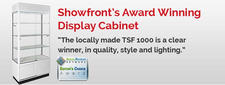 Purchase award-winning display cabinets from Showfront Australia 