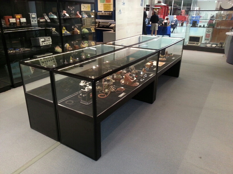 Treasury Cabinets at the Telstra Museum in Hawthorn, Melbourne 