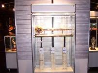 Custom Trophy Cabinet with Slat Wall