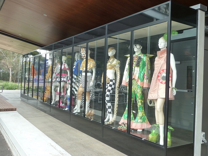 Mannequin Display Cabinets for Sydney TAFE, Design Centre Enmore (DCE)