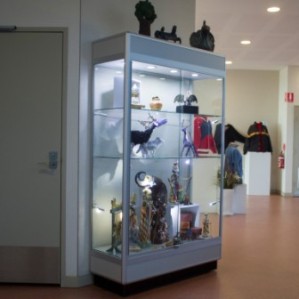 Bacchus Marsh Grammer School Upright Glass Display Cabinet by Showfront