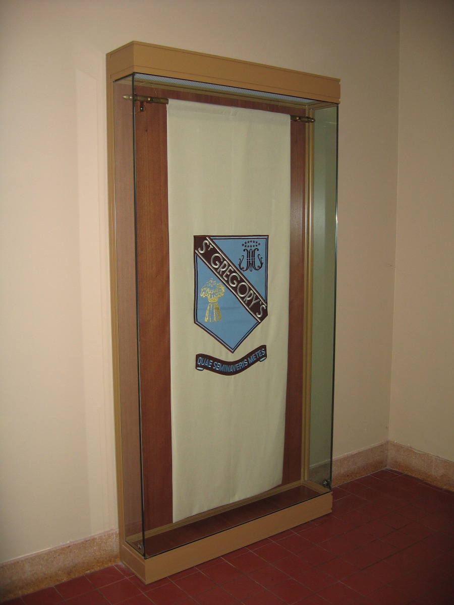 Custom wall cabinet at St Gregory
