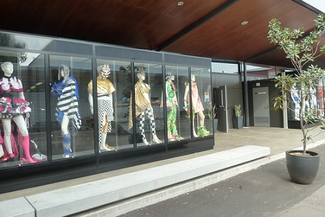 Mannequin Display Cabinets by students at Sydney TAFE