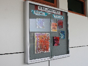 Lockable Noticeboard Bachus Marsh Grammar 1
