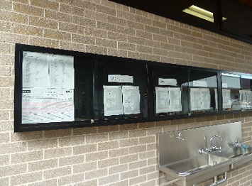 Sydney TAFE Enmore Display Cabinet and Notice Boards by Showfront